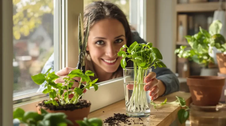 J’ai du basilic tout l’été : la technique pour en avoir à l’infini sans faire de semis