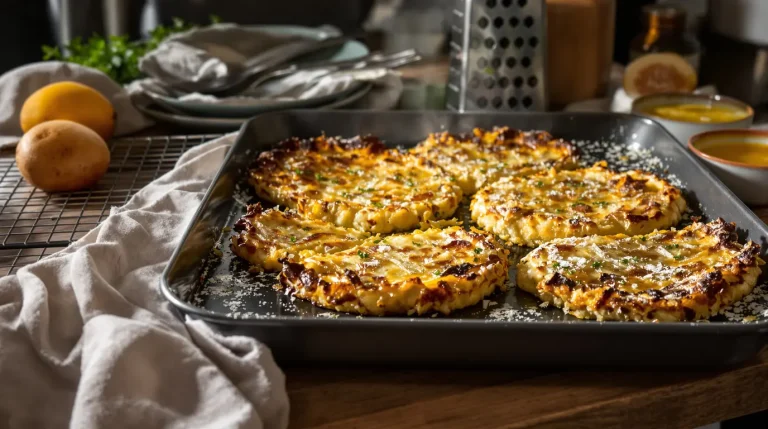 Je les prépare en 10 minutes : mes galettes de pommes de terre crousti-dorées au four, légères et bien meilleures que des frites